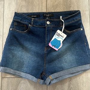 Lovetree Denim Size L High Waisted Pushup Booty Shorts